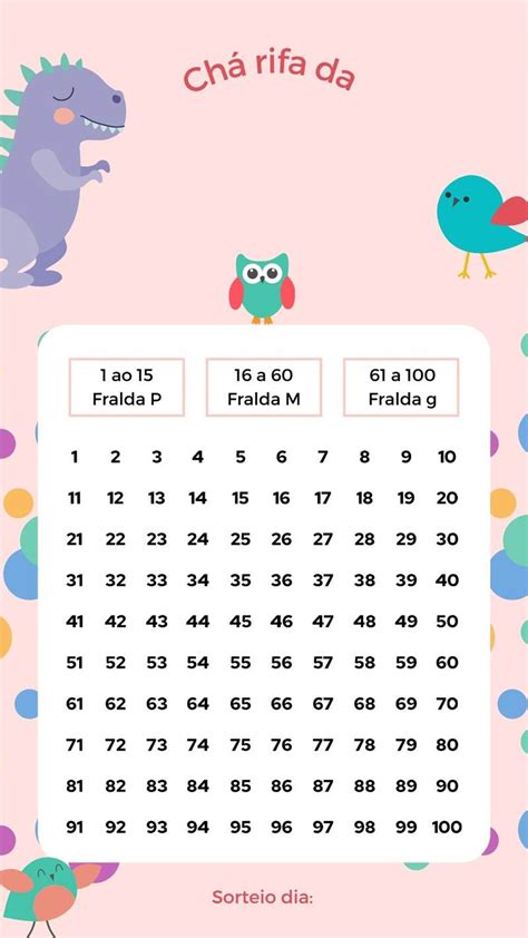 Imagem De Rifa De 1 A 50