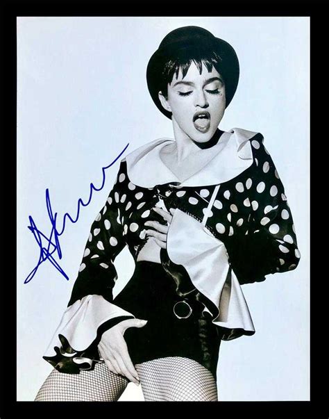 Lot Detail Madonna Rare Signed 115 X 15 Herb Ritts Black And White