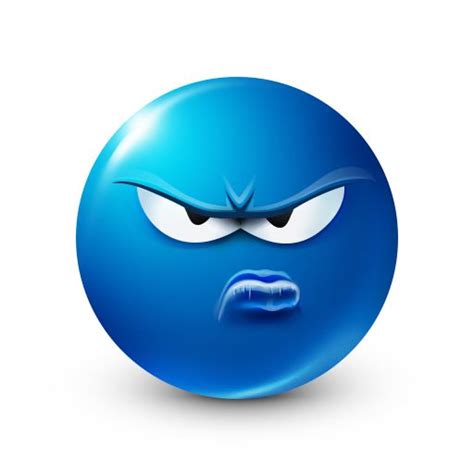 Annoyed Blue Emoji Emoji Meme Funny Emoji Faces
