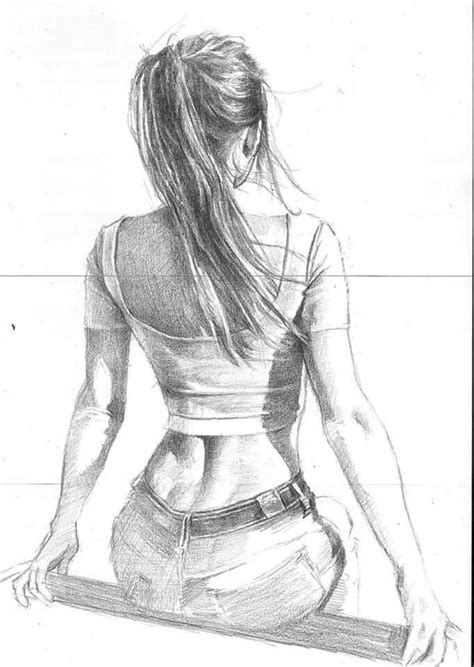 Pencil Drawings Of Girls Girl Drawing Sketches Anatomy Sketches Art