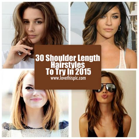 Long hair, without a doubt, can make you feel like a goddess but styling it can sometimes become a problem. 30 Shoulder Length Hairstyles To Try In 2015