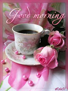 Even a good morning beautiful/handsome coffee mugs may be enough to announce how much adore you do to him/her. Good Morning Coffee,Roses and Pearls | Good morning coffee ...