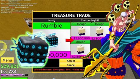 What Do People Trade For A Rumble Fruit In Blox Fruits Youtube