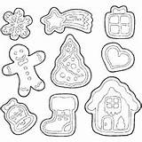 Christmas Cookies Sugar Coloring Surfnetkids sketch template