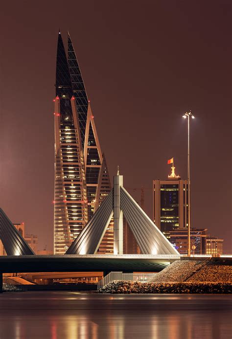 Bahrain City Skyline Of The Capital Photograph By Buena Vista Images
