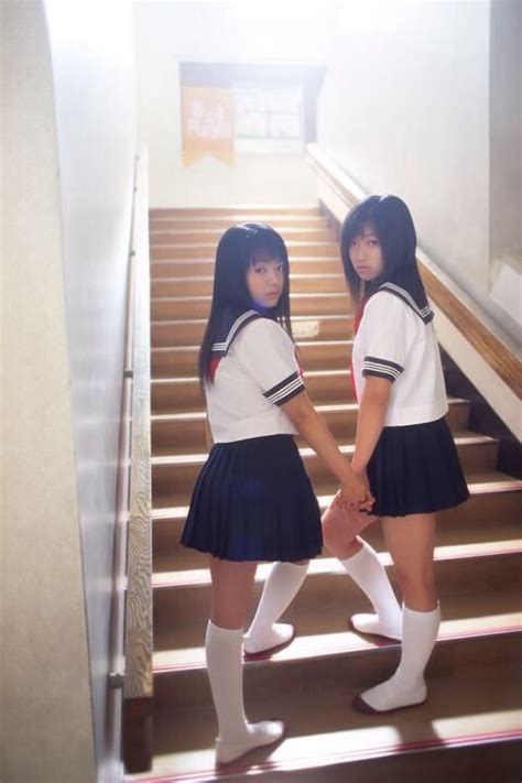 Friends White Knee High Socks Perv Steamy School Girl Lesbian Cheer Skirts Asian Girl