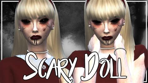 Scary Doll Halloween The Sims 4 Create A Sim Cc List Youtube