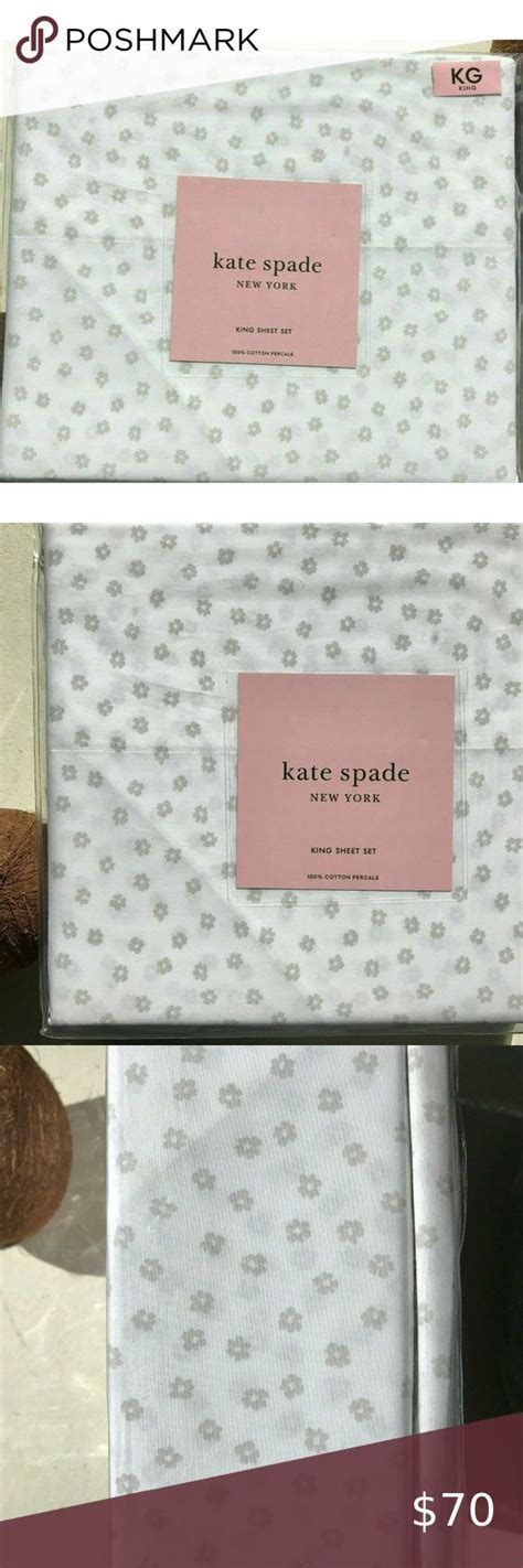 Kate Spade Ny Cotton Ditsy Floral King Sheet Set King Sheet Sets Ditsy Floral Floral Prints
