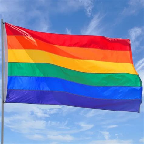 Lgbt Rainbow Flags And Banners 3x5ft 90x150cm Lesbian Gay Pride Flag