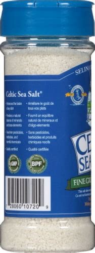 Celtic Fine Ground Sea Salt Shaker 8 Oz City Market