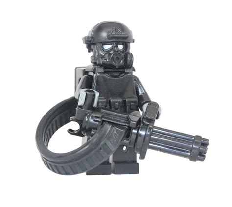 Heavy Support Gunner Minigun Soldier Modern Brick Warfare Custom