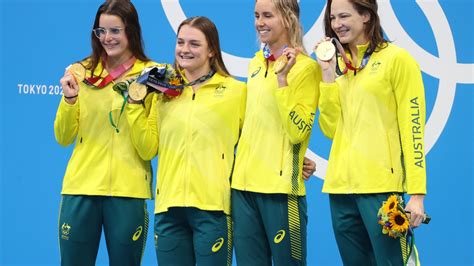 ‘cheaters Americans Whine Over Narrow Loss To Australia In Womens 4x100m Medley Relay Sky