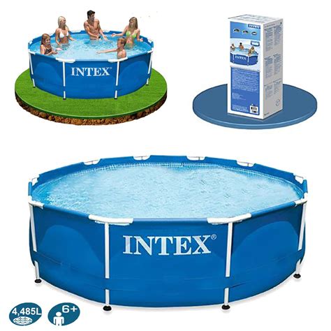 Intex 10ft X 30in Round Metal Frame Pool 305 Cm X 76 Cm 28200 Buy