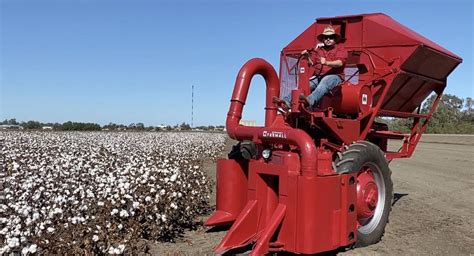 Historic Cotton Picker Restored After Being Saved In The Nick Of Time