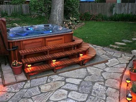 Awesome Deck With Hot Tub Ideas You Will Love Concrete Patios