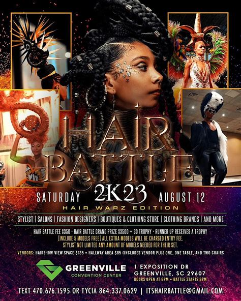 Its Hair Battle 2k23 Hair Warz Edition Greenville Convention Center