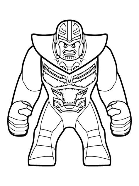 Thanos Lego Avengers Coloring Page Free Printable Coloring Pages For Kids