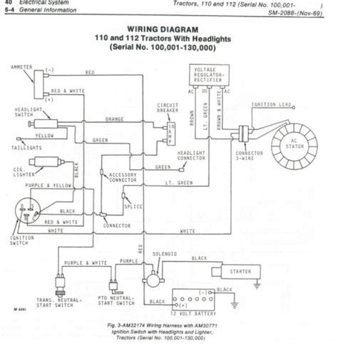 1969 John Deere 140 Wiring Diagram Wiring Diagram