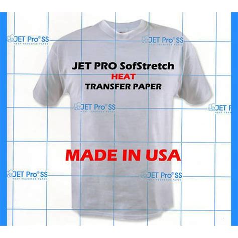 Jet Pro Sofstrech Inkjet Iron On Heat Transfer Paper 11 X 17 25 Sheets