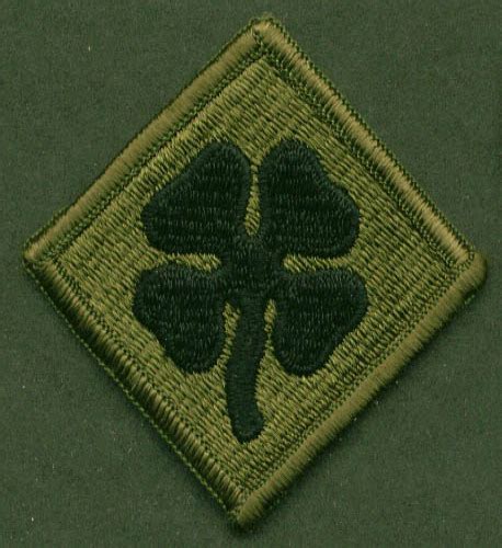 Us Army Fourth Army Ssi Subdued Patch