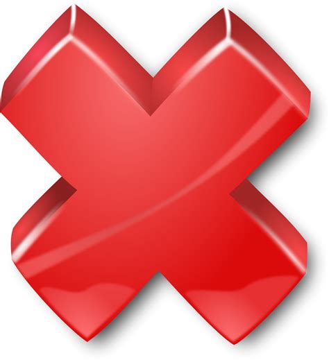 Download A Red X Symbol With Black Background 100 Free Fastpng