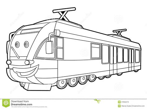 598 x 561 · 109 kb · jpeg. Train - Coloring Page For The Children Royalty Free Stock ...