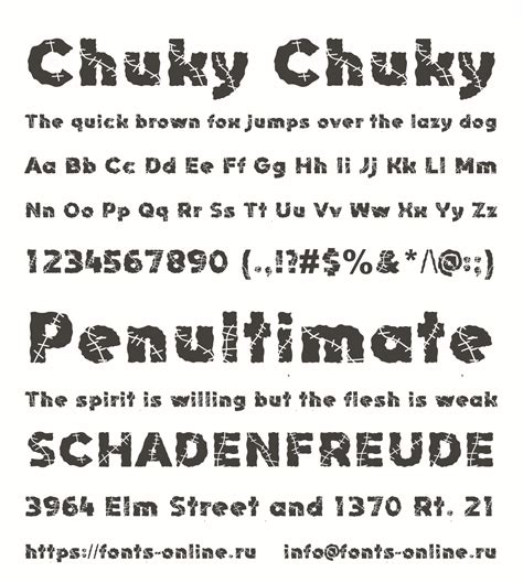 Chuky Chuky Font