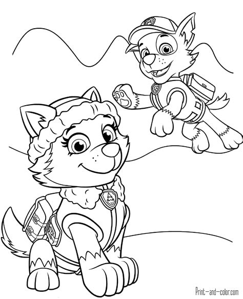 Paw Patrol Cats Coloring Pages Coloring Pages