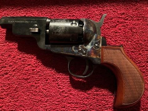 Sold Pietta 1851 Navy Snub Nose Black Powder Revolver 36 Caliber 3