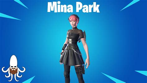 Mina Park Metalcore Mina Pack Skin Showcase Gameplay Fortnite Youtube