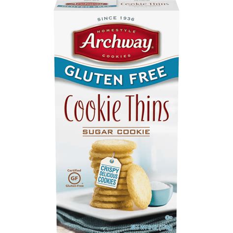 (pack of 5) archway homestyle cookies delicious cashew nougat 6 oz bb 1/23/2021. Archway Sugar Cookie, Gluten Free, Cookie Thins | Shop | Price Cutter