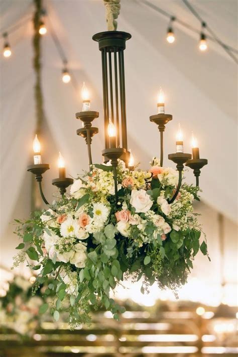 23 Stunning Wedding Flower Chandelier Ideas Wow Your Guests