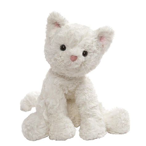 Gund Cozys Collection Cat Plush Stuffed Animal White 8