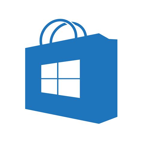 Windows Store Icon Transparentblue Homemade By Bannax1994 On