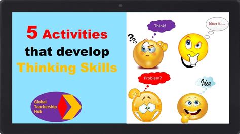 Five Activities To Develop Thinking Skills Youtube