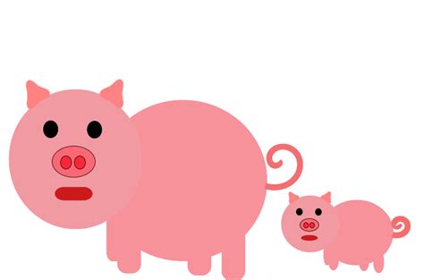 Mother And Baby Piglet Clip Art At Vector Clip Art Online