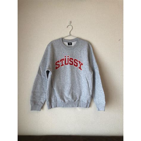 Stussy Stussy Arch Crew スウェット トレーナー グレー Sの通販 By Bbshop2｜ステューシーならラクマ