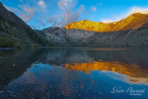 Sunrise Glow On Lakeside Peaks Convict Lake California Flickr