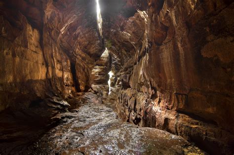 Wallpaper Narrows Formation Rock Cave Canyon Water