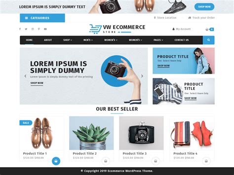 Free Vw Ecommerce Store Wordpress Theme Download And Review