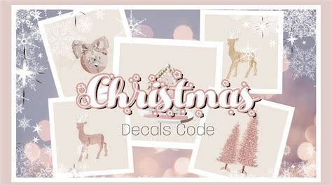 Christmas Bloxburg Color Codes