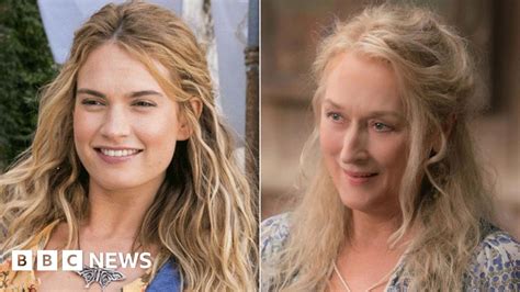 Mamma Mia 2 Lily James On Following In Meryl Streeps Footsteps Bbc News