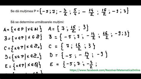 Clasa A Vii A Cap Numere Raționale Mulțimea Numerelor Raționale Ex