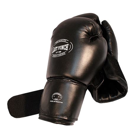 Pair Of Pro Boxing Glove For Professional Boxers New Black 4