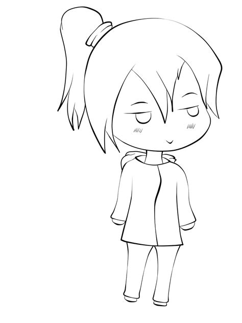 Chibi Lineart By Xvxsimple Angelxvx On Deviantart