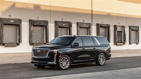 Armored Cadillac Escalade Doubles As A Leather Lined Bulletproof