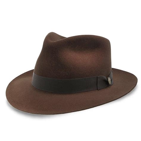 Mens Stetson Chatham Wool Felt Fedora Hat 238 In Brim Fashionable Hats