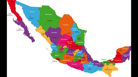 Collection Of Los Estados De Mexico Mapas De Los Estados De Mexico