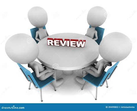 Review Meeting Stock Illustration Illustration Of Concept 39499802