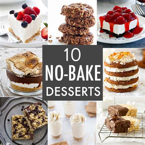 10 No Bake Dessert Recipes My Baking Addiction